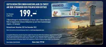 ALDI Nord Reisen Gutschein-box Für Einen Aktiv-kurzurlaub Zu Zweit An Den Stränden Der Polnischen Ostsee Angebot