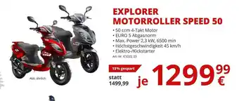 A.T.U. Explorer Motorroller Speed 50 Angebot