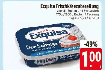 E-Center Exquisa Frischkäsezubereitung Angebot