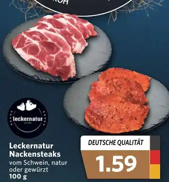 Combi Leckernatur Nackensteaks 100g Angebot