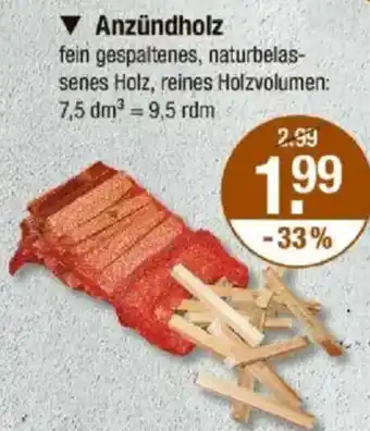 V Markt Anzündholz Angebot
