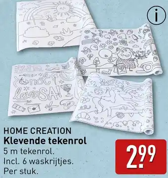 Galeria HOME CREATION Klevende tekenrol Angebot