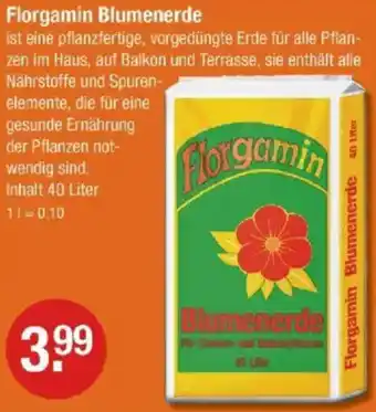 V Markt Florgamin Blumenerde Angebot