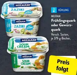 Aldi Süd MILRAM Frühlingsquark oder Gewürzquark Angebot