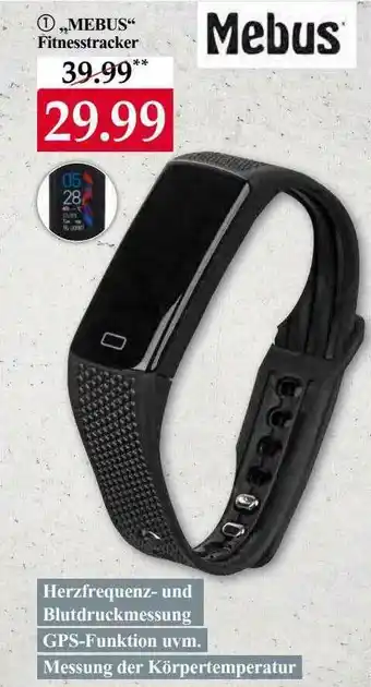 Woolworth Mebus Fitnessstracker Angebot