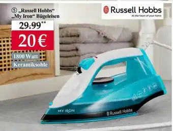 Woolworth Russel Hobbs My Iron Bügeleisen Angebot