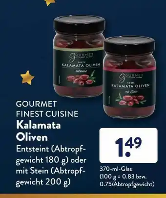 Aldi Süd Gourmet Finest Cuisine Kalamata Oliven Angebot