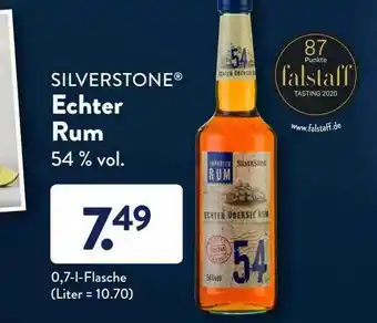 Aldi Süd Silverstone Echter Rum Angebot