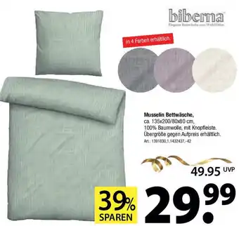 Zurbrüggen biberna Musselin Bettwäsche Angebot