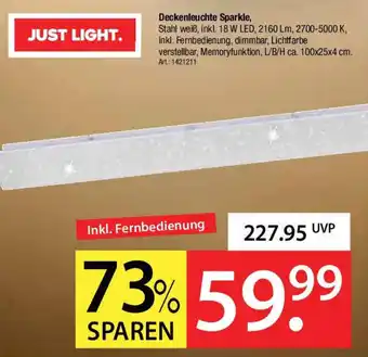 Zurbrüggen JUST LIGHT. Deckenleuchte Deckenleuchte Sparkle, Angebot