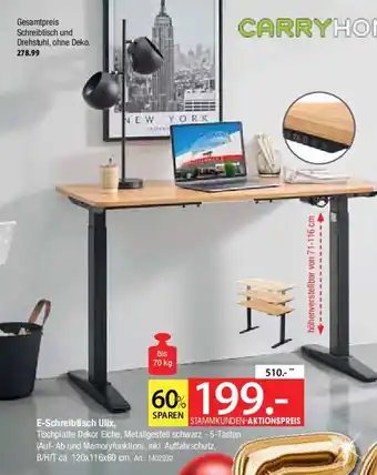 Zurbrüggen CARRYHOME E-Schreibtisch Ulix Angebot