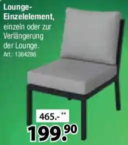Zurbrüggen Lounge Einzelelement Angebot