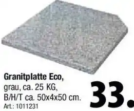 Zurbrüggen GARDEN ambia Granitplatte Eco Angebot