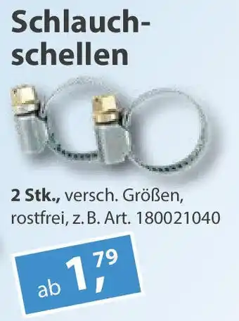 Sonderpreis Baumarkt Schlauchschellen Angebot