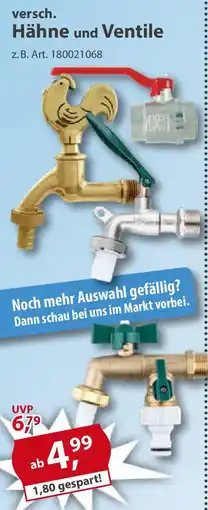 Sonderpreis Baumarkt versch. Hähne und Ventile Angebot