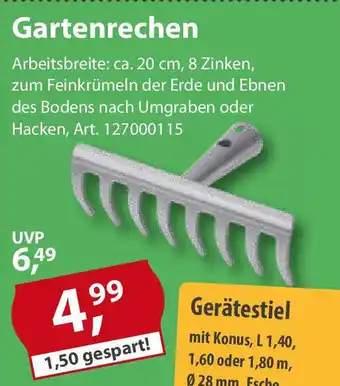 Sonderpreis Baumarkt Gartenrechen Angebot