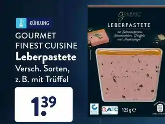 Aldi Süd Kühlung Gourmet Leberpastete Angebot