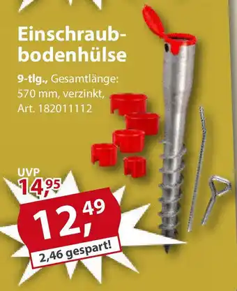 Sonderpreis Baumarkt Einschraubbodenhülse Angebot