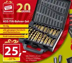 Sonderpreis Baumarkt GERMANIA HSS-TIN-Bohrer-Set 90-tlg. Angebot