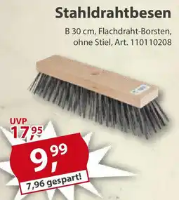 Sonderpreis Baumarkt Stahldrahtbesen Angebot