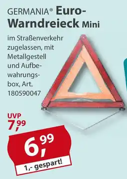 Sonderpreis Baumarkt GERMANIA Euro- Warndreieck Mini Angebot