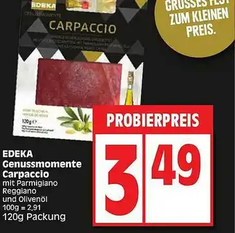 Edeka Edeka Genussmomente Carpaccio Angebot