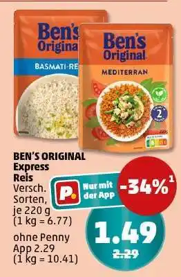 PENNY Ben’s Original Express Reis Angebot