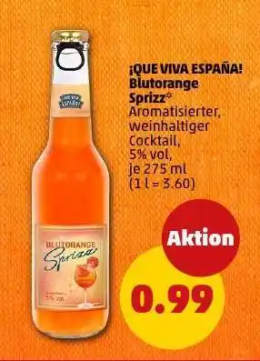 PENNY Blutorange Sprizz Angebot