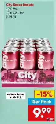 Netto Marken-Discount City Secco Rosato Angebot