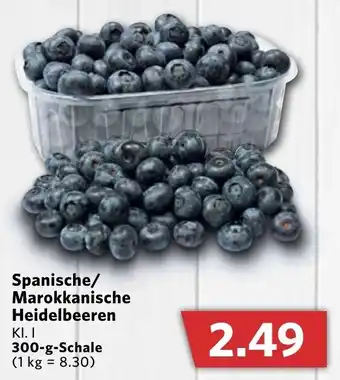 Combi Spanische/Marokkanische Heidelbeeren 300g Angebot