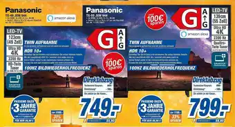 expert Techno Land Panasonic Led-tv Tx-49 Oder Tx-55 Jxw944 Angebot