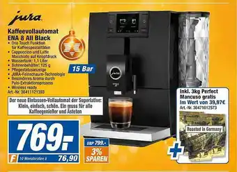 expert Techno Land Jura Kaffeevollautomat Ena 8 All Black Angebot