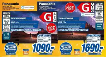 expert Techno Land Panasonic Led-tv Tx-65jxw944 Oder Tx-75jxw944 Angebot