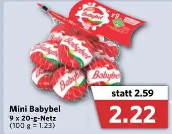 Combi Mini Babybel 9x20g Angebot