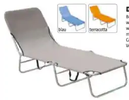 Hagebau MFG Freizeitmöbel Dreibeinliege Angebot
