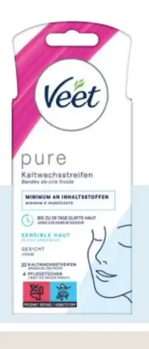 Rossmann Veet Kaltwachsstreifen Gesicht Angebot