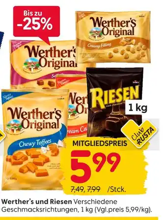Rusta Werther’s und riesen Angebot