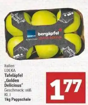 Marktkauf Italien Edeka Tafeläpfel „golden Delicious” Angebot