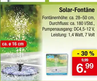 Zimmermann Kynast solar-fontäne Angebot