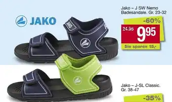 Siemes Schuhcenter Jako j sw nemo badesandale oder j-sl classic Angebot