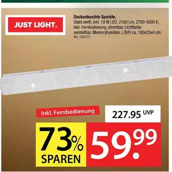 Zurbrüggen Just light. deckenleuchte sparkle Angebot