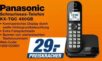Expert Panasonic schnurloses-telefon kx-tgc 450gb Angebot