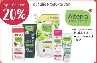 Rossmann Alterra 20% app-coupon Angebot