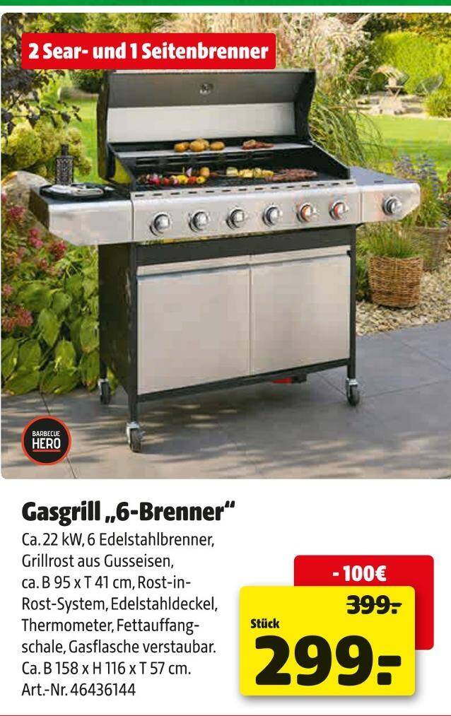 Wunderschne Gasgrill 6 Brenner Bilder