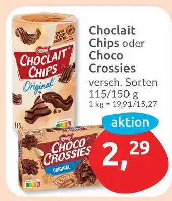 Budni Nestlé choclait chips oder choco crossies Angebot