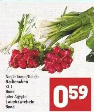 Marktkauf Radieschen ,bund Oder ägypten Lauchzwiebeln Angebot