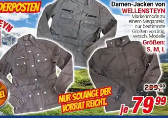 CENTERSHOP Damen-Jacken von WELLENSTEYN Angebot