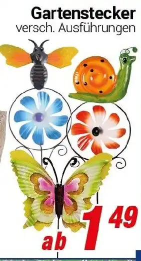 CENTERSHOP Gartenstecker Angebot