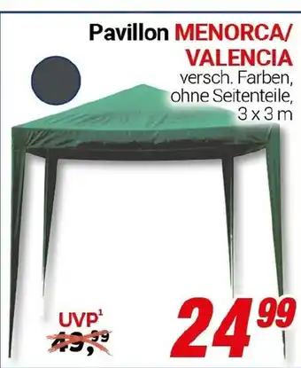 CENTERSHOP Pavillon MENORCA/ VALENCIA Angebot