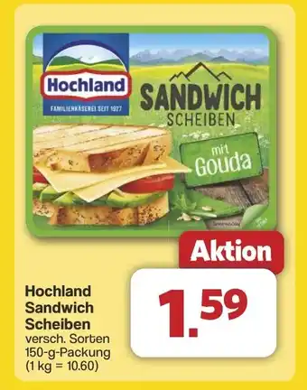Famila Nord West Hochland Sandwich Scheiben Angebot
